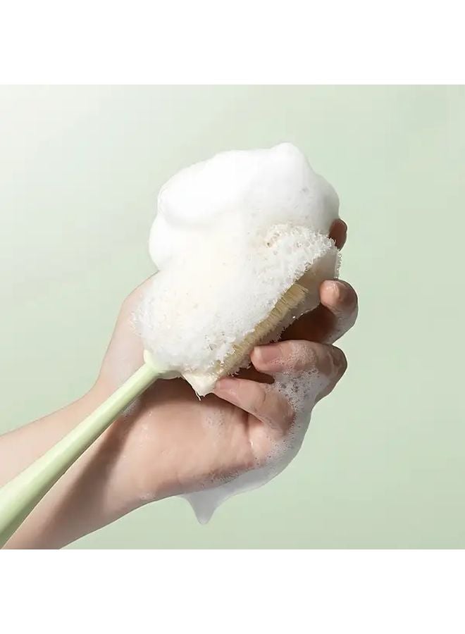 Green Long Handle Scrub Brush for Cups Bottles and Kitchen Cleaning - Image 3